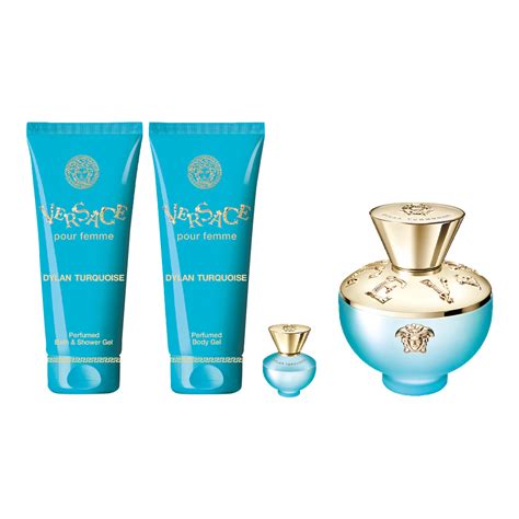 versace pour femme dylan turquoise perfumed bath & shower gel|Versace dylan turquoise sample.